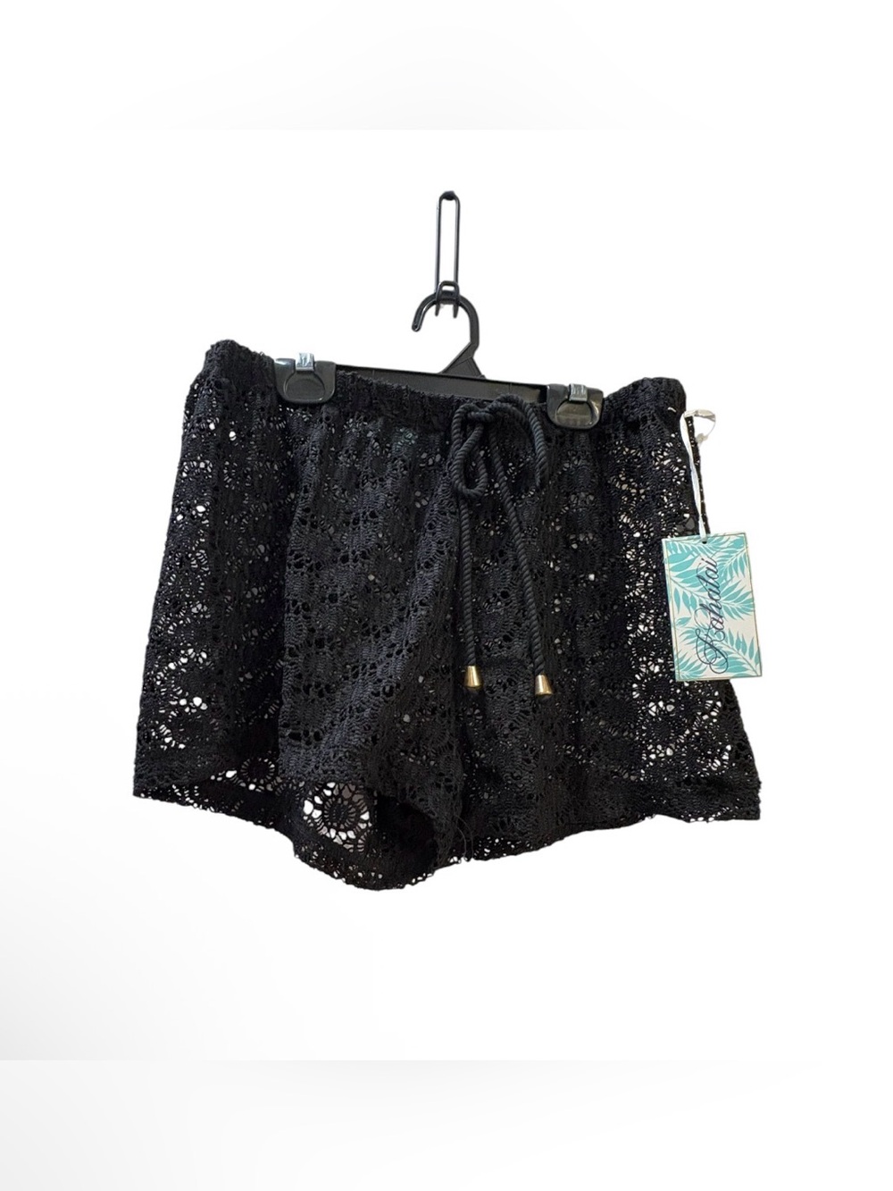 NWT crochet swimsuit cover up shorts